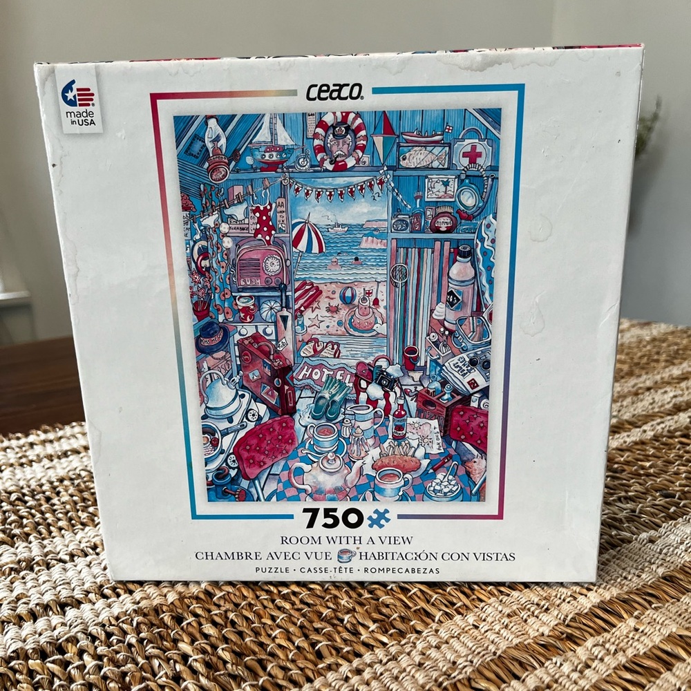 Vintage Beach Puzzle 750 Piece